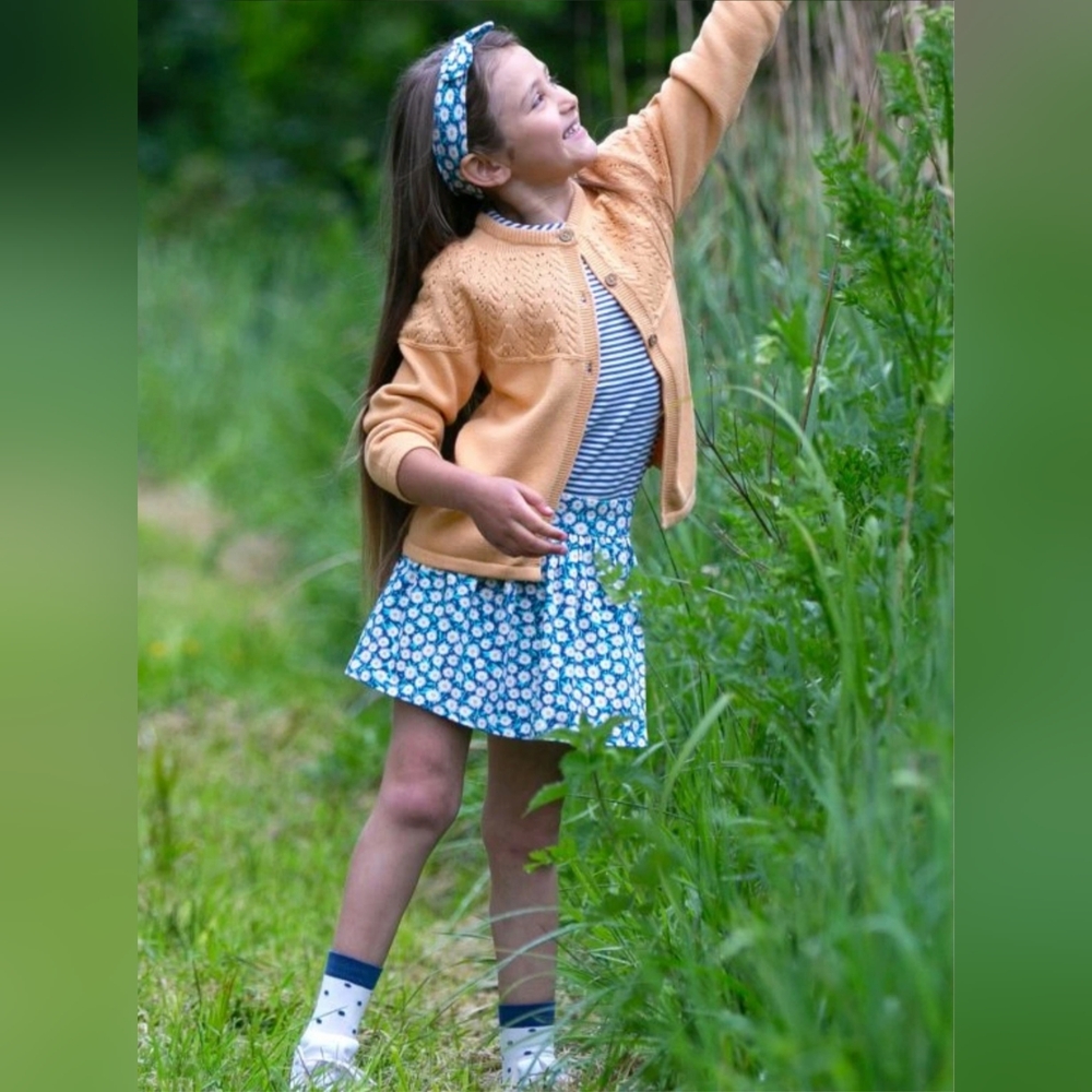 🏷KITE NWT Children's long-sleeved Knitted Cardigan Organic Cotton - 12 - 13yrs